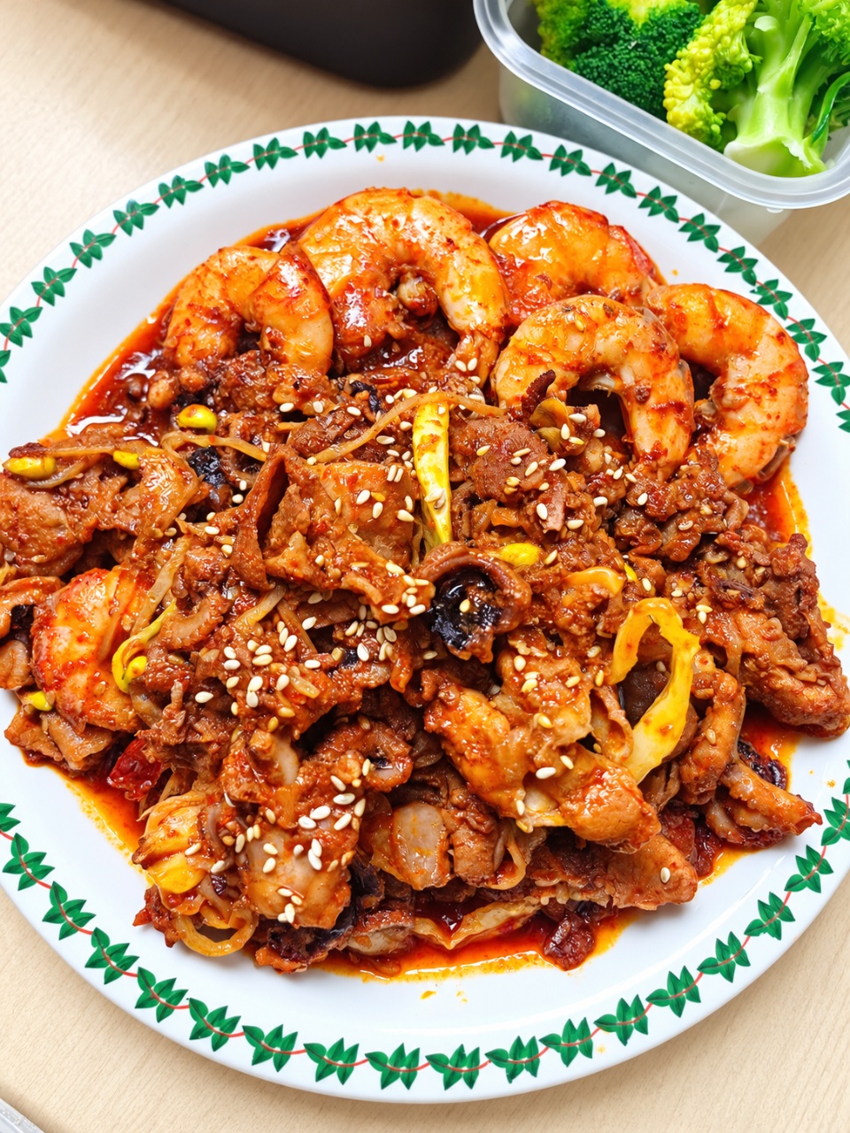 쭈꾸미랑 고기만두