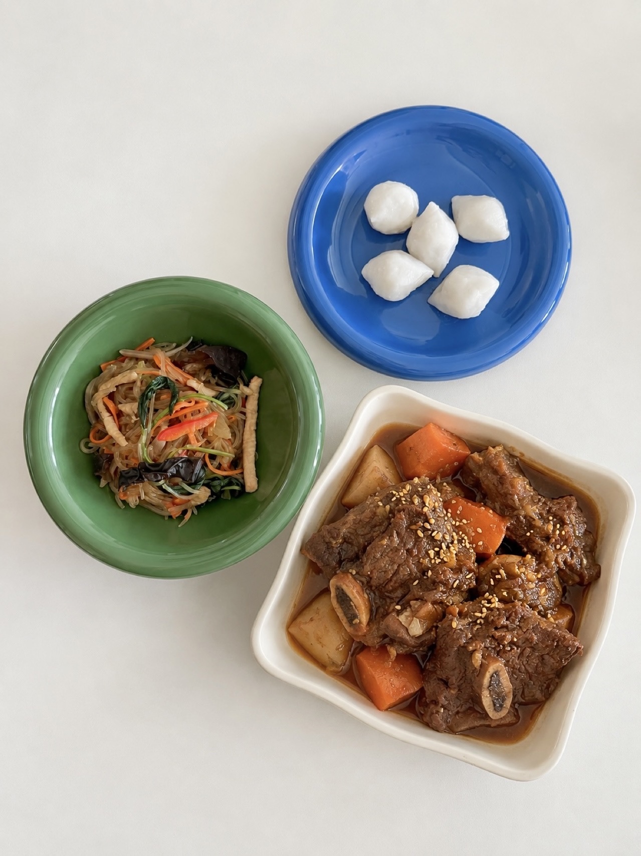 추석음식하면 갈비찜이랑 잡채죠