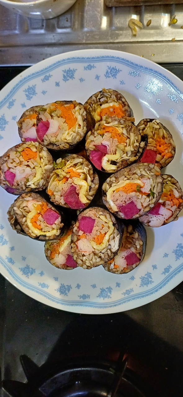 오랜만에 김밥