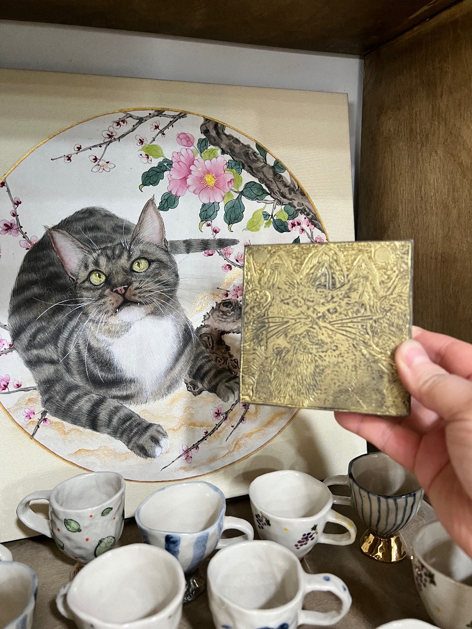 내가 그린 내고양이 그림 내가 판 내고양이 도장 
