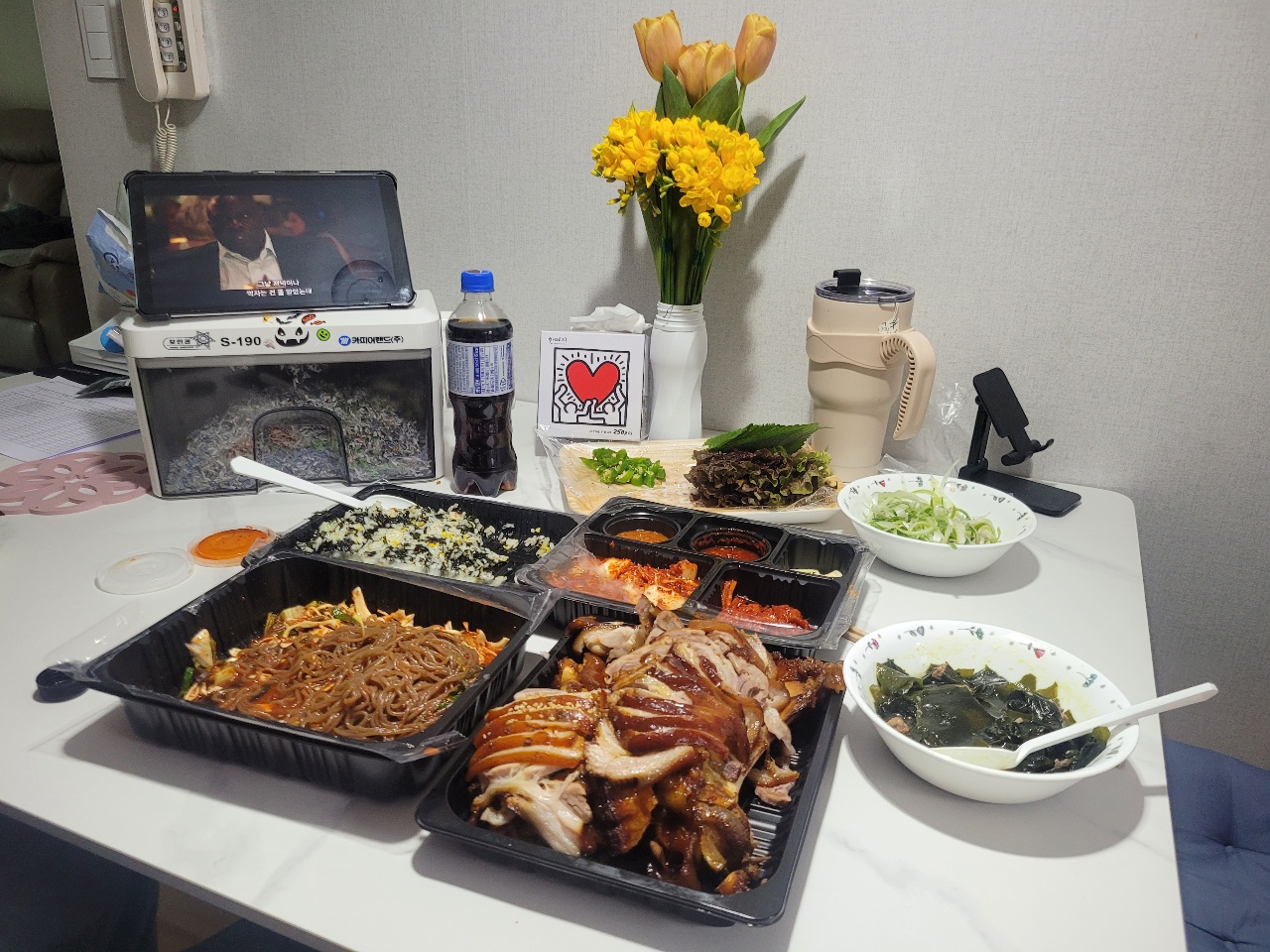 옛날에 책상이 있을 땐