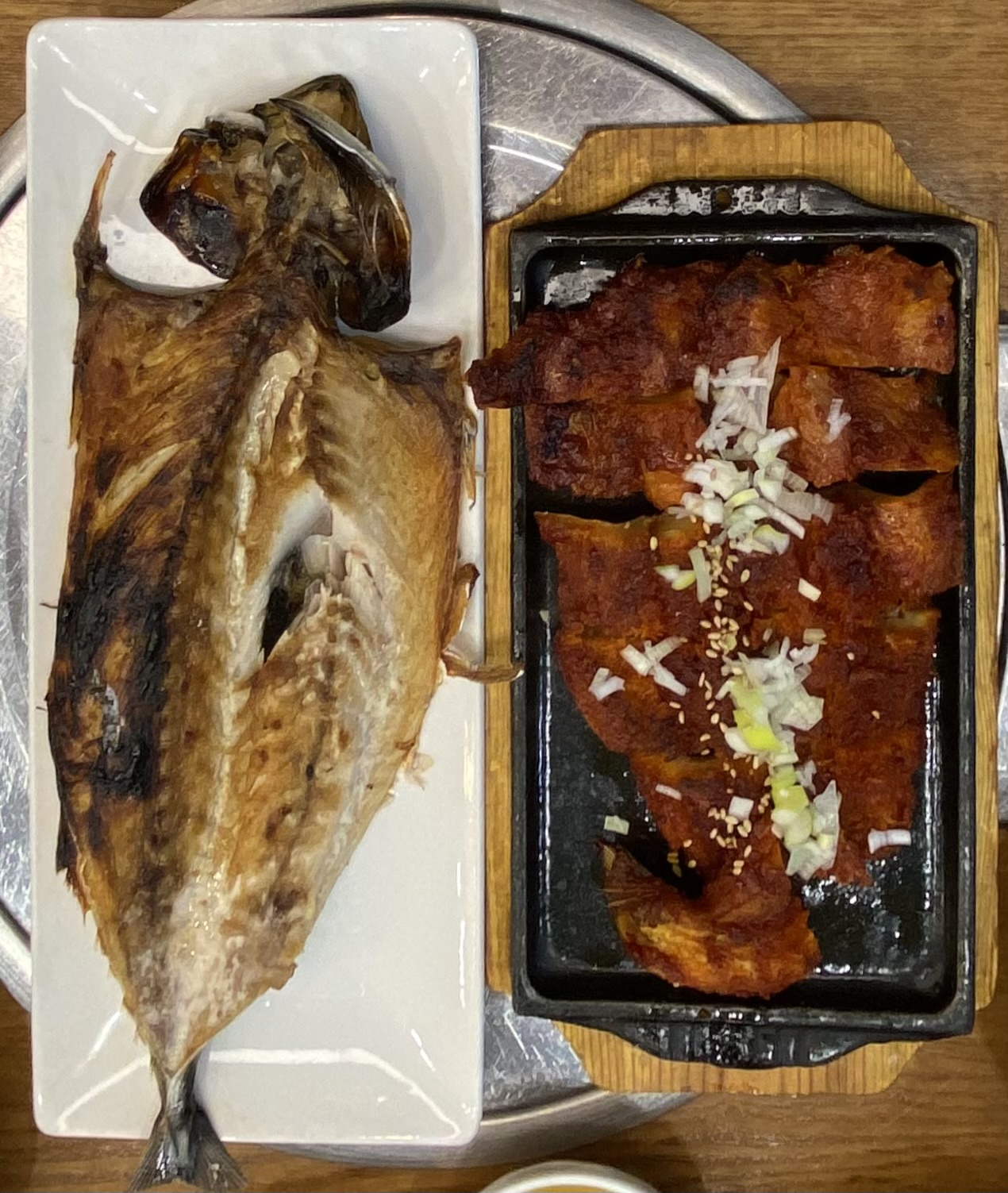 황태와 고등어 구이