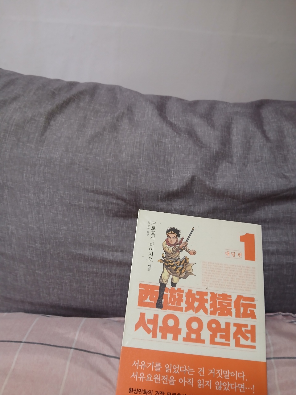 느긋하게 기대서 만화 한 권