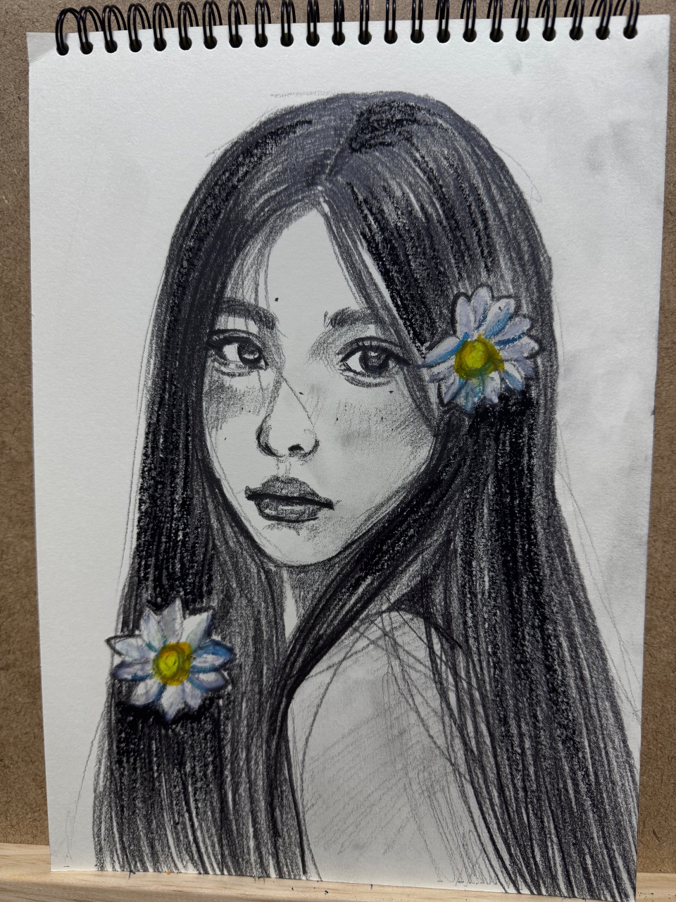 방에서 그려봄🌸