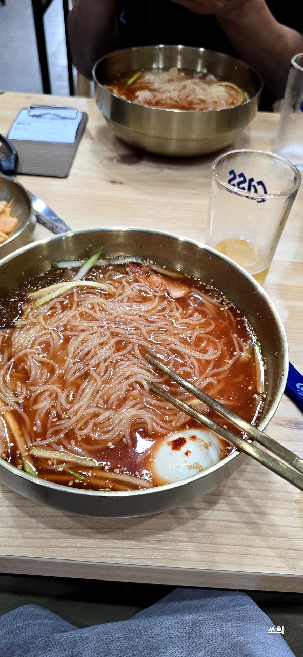 밀면, 왕만두