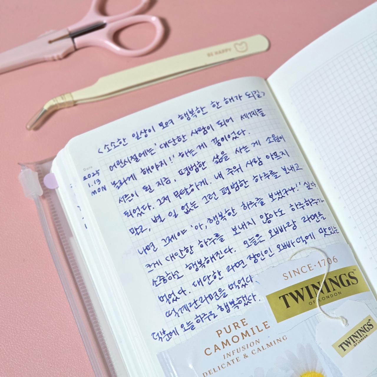 차와 함께 하루 회고하는 시간❤️