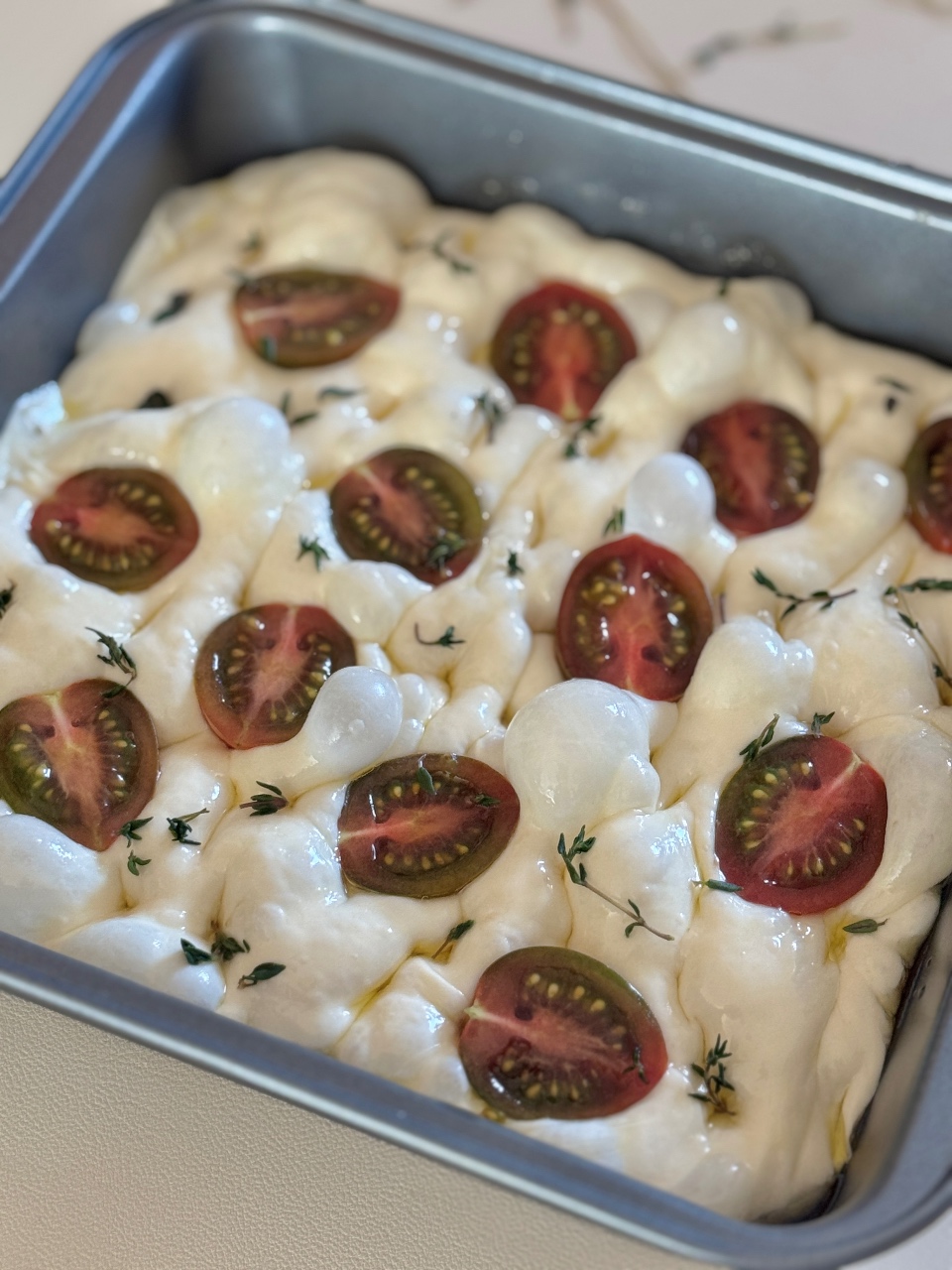 홈메이드 토마토 포카치아🍅