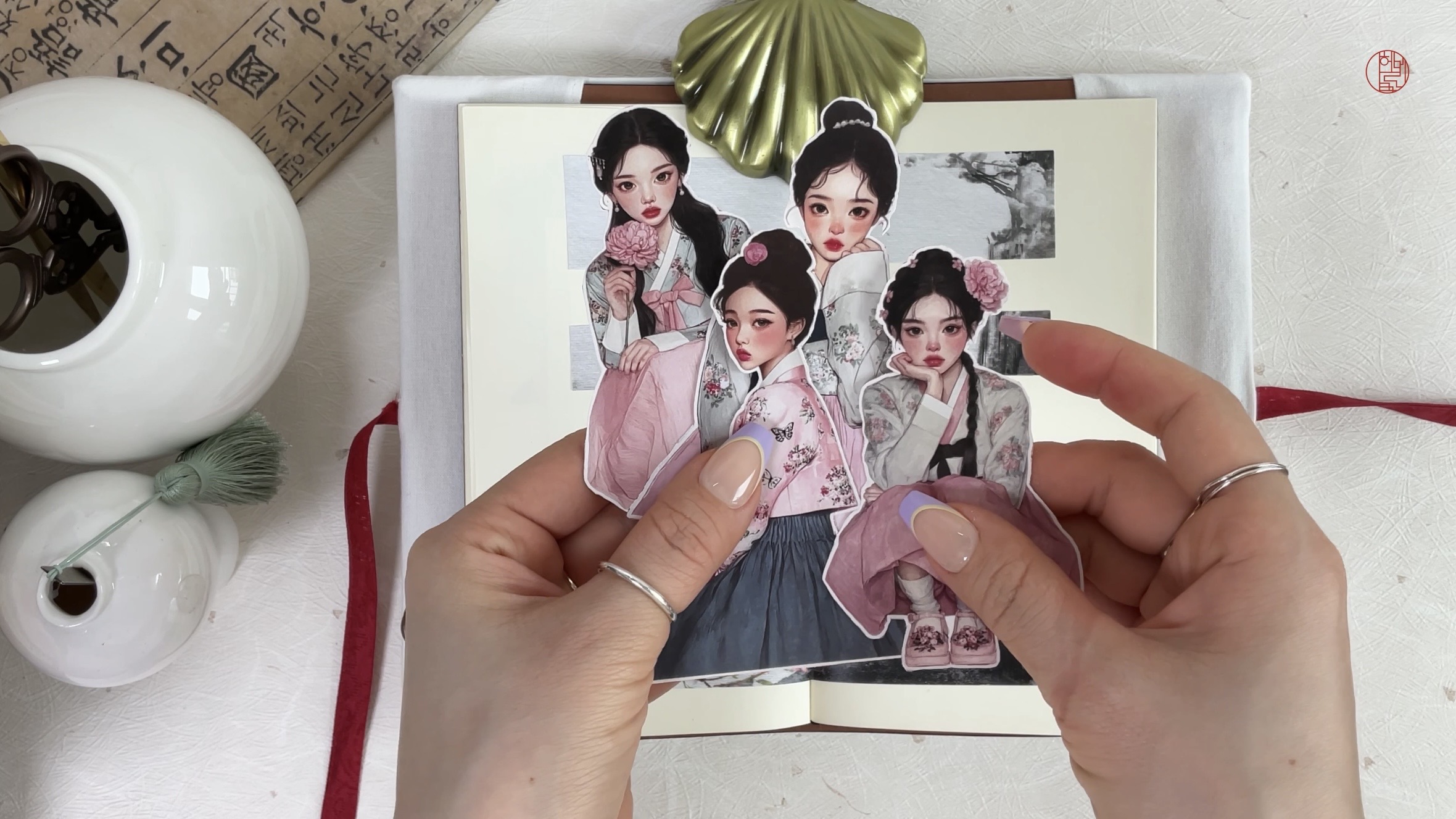 다꾸 기록. 동양풍 아이돌그룹 컨셉 다꾸해보기