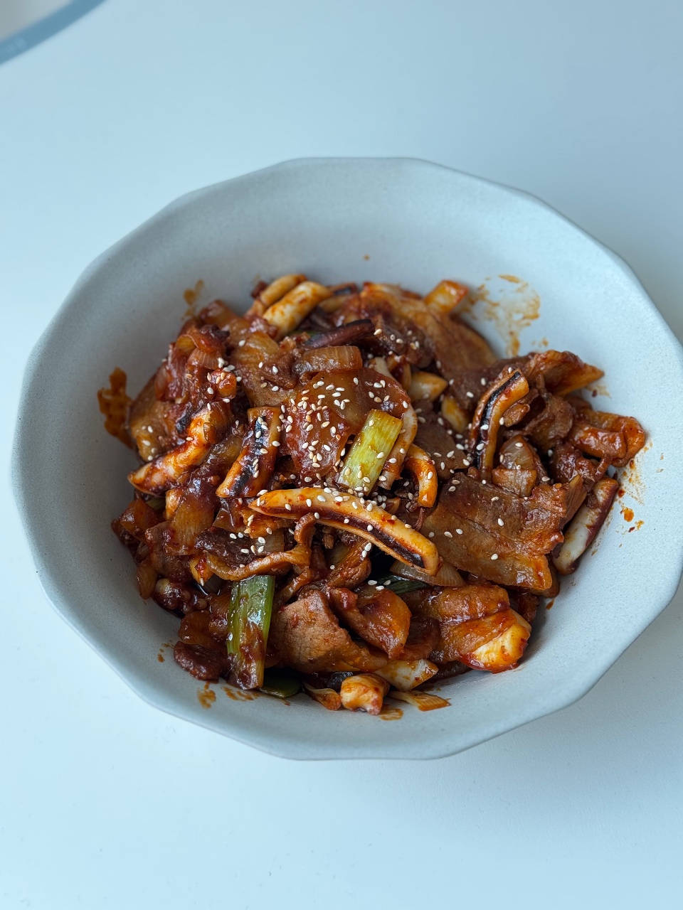 점심은 오삼불고기