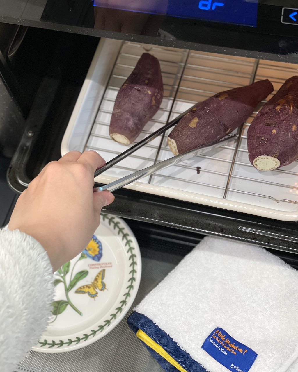 오븐으로 군고구마 만들기 🍠