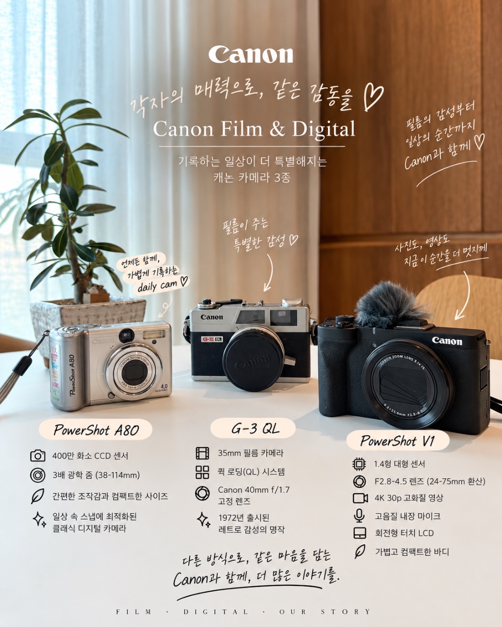 친정에서 발굴해온 캐논3대📷