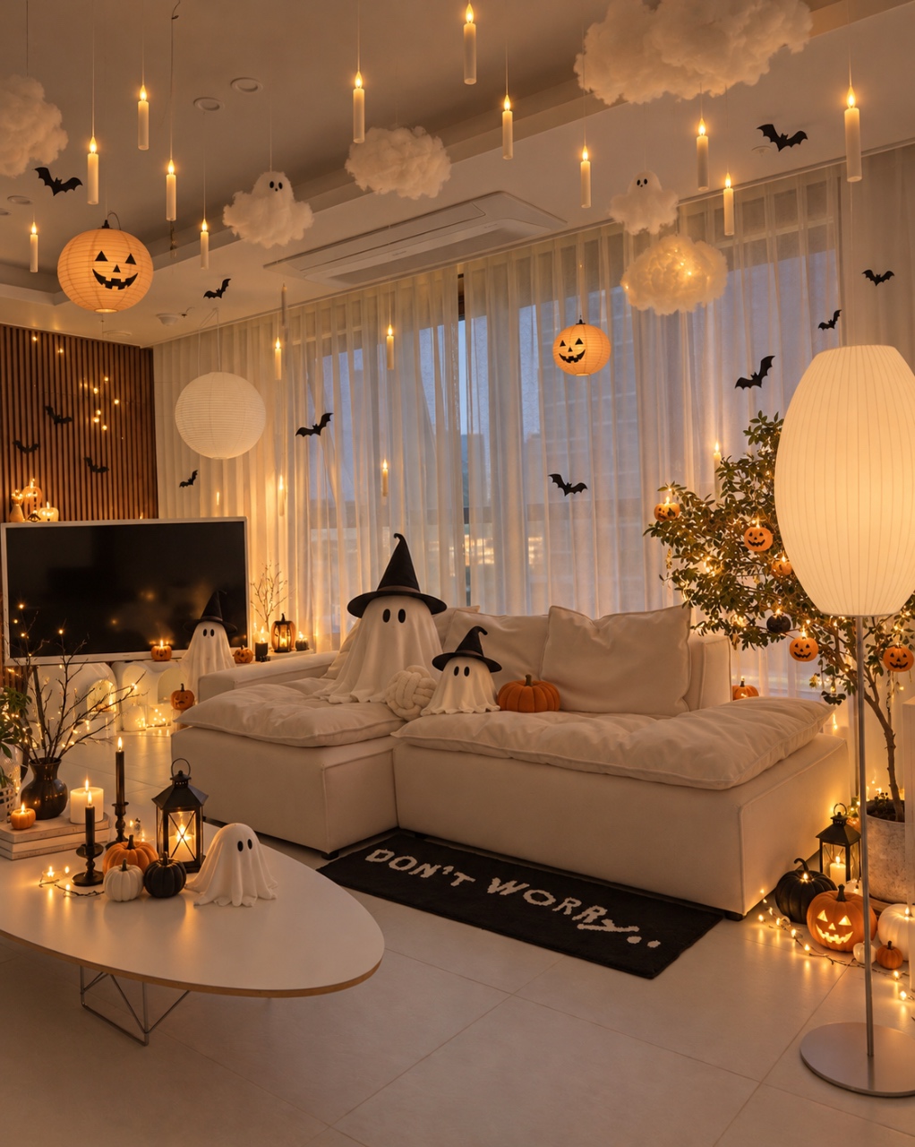 AI 할로윈이 찾아온 거실 🎃