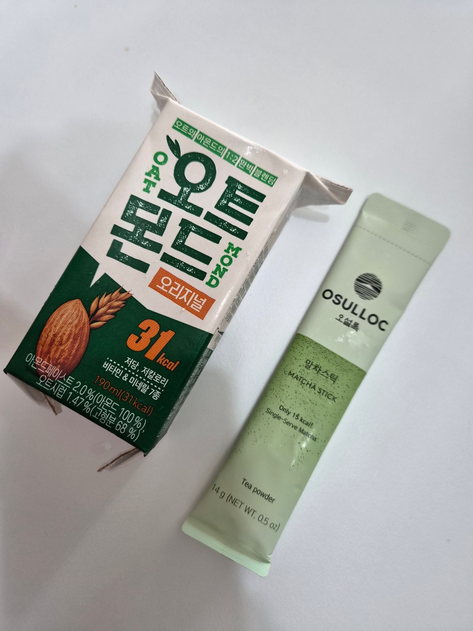 간편한 말차라떼