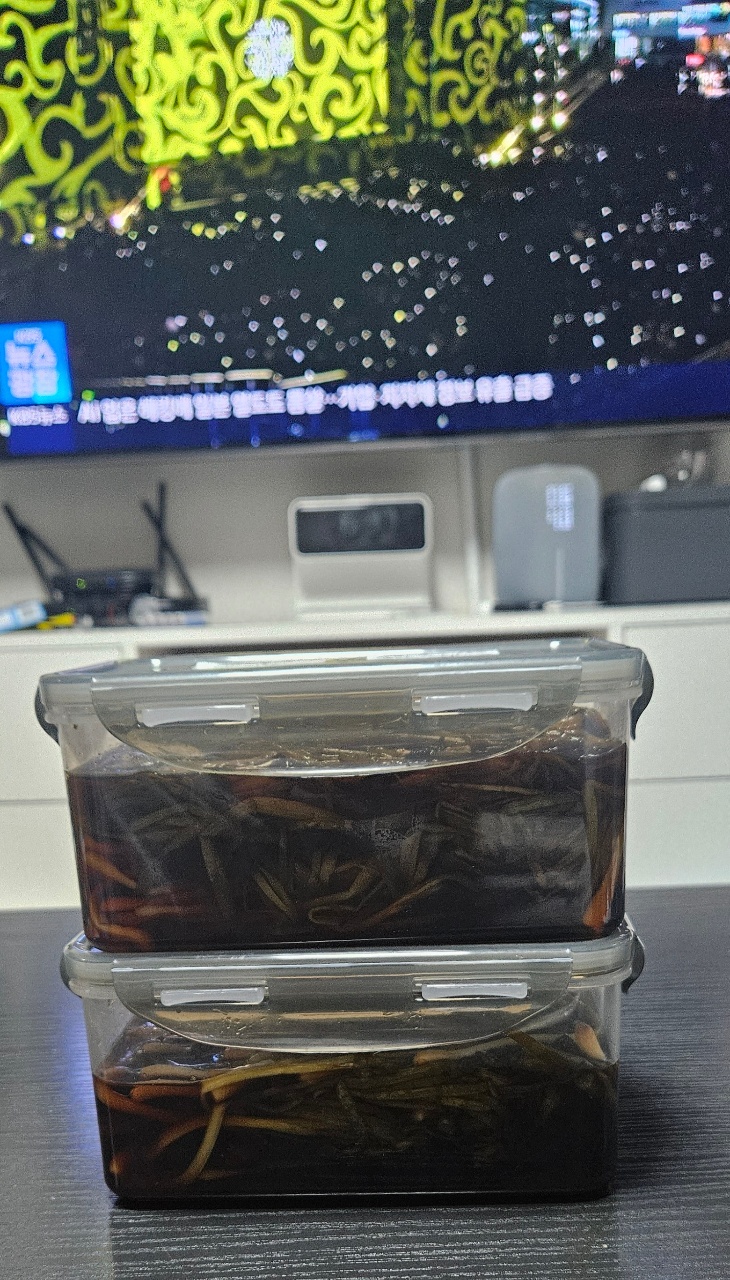 무겁게 출근중