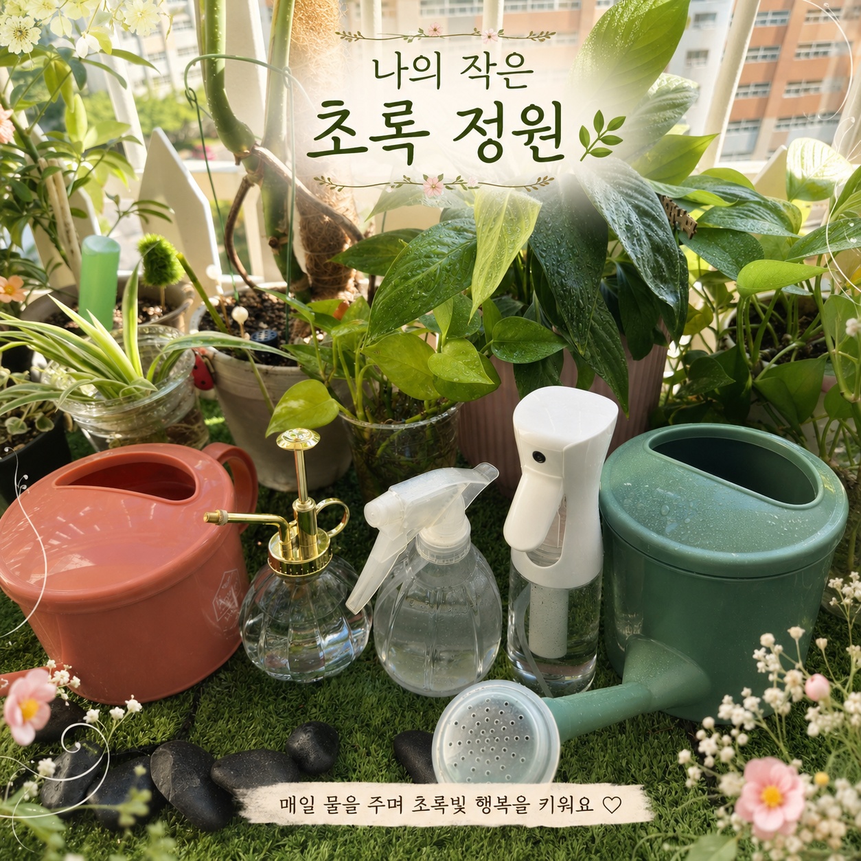 다양한 물 💦 조리개