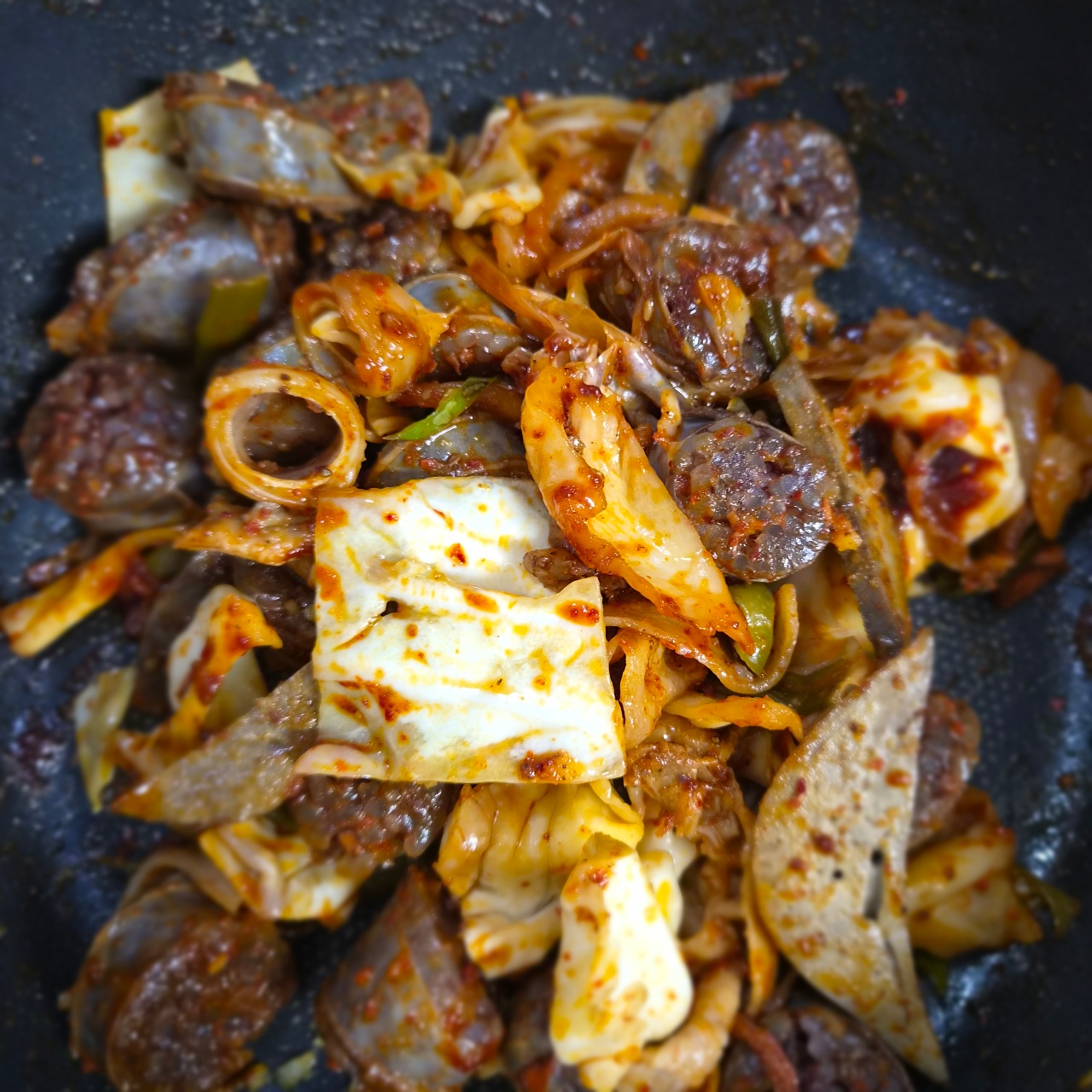 순대 볶음
