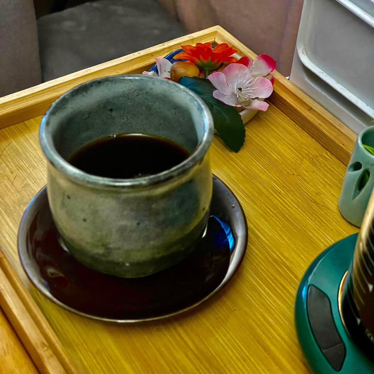 진한 커피 한잔