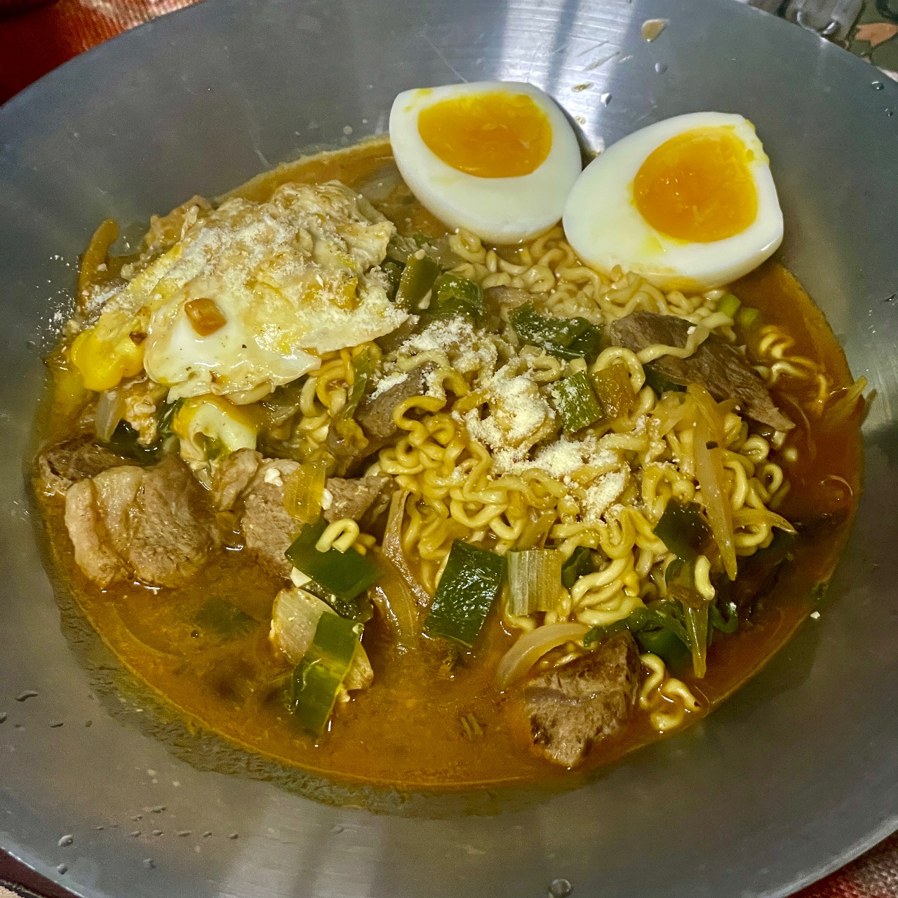 목살 라면