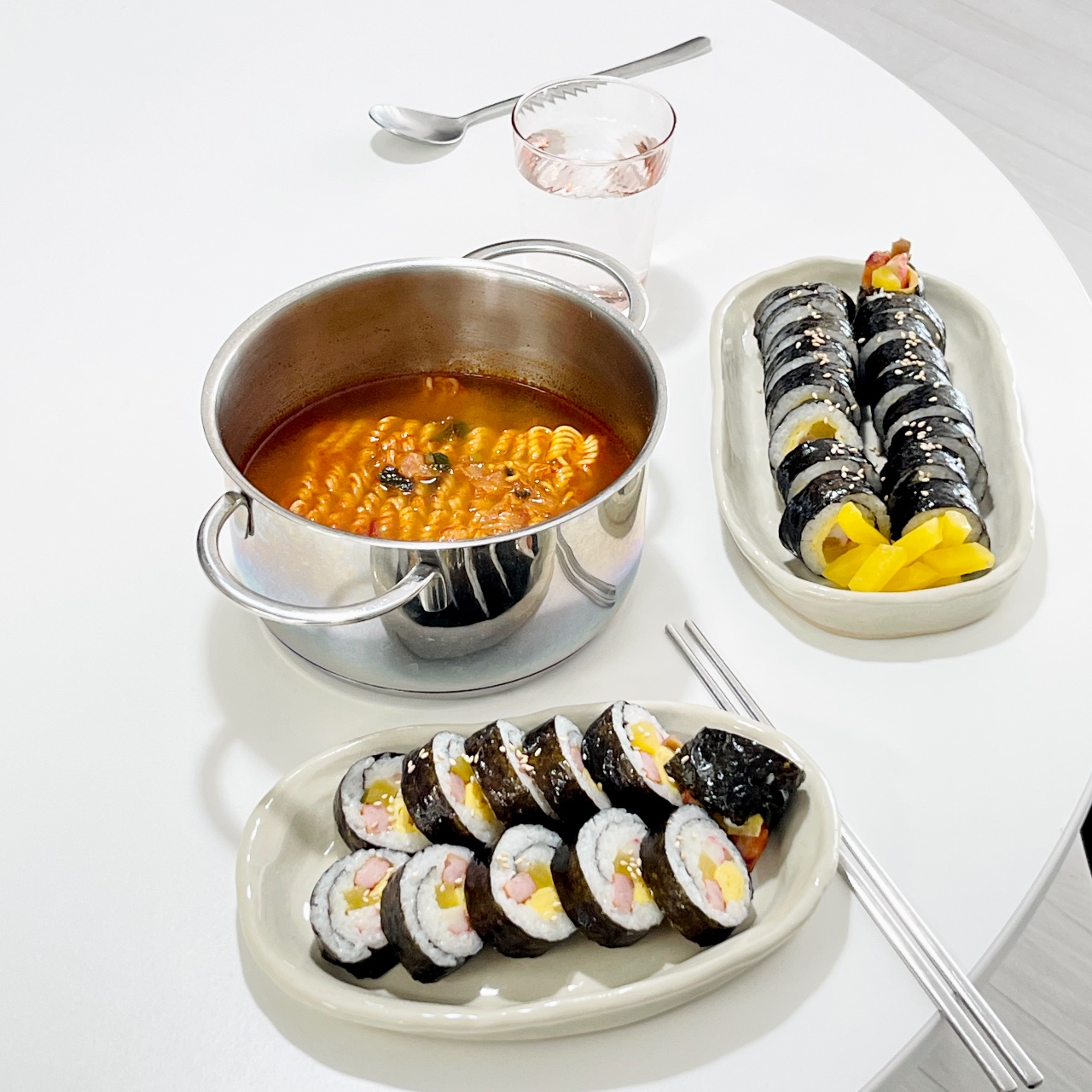 집김밥 만들어 먹어요