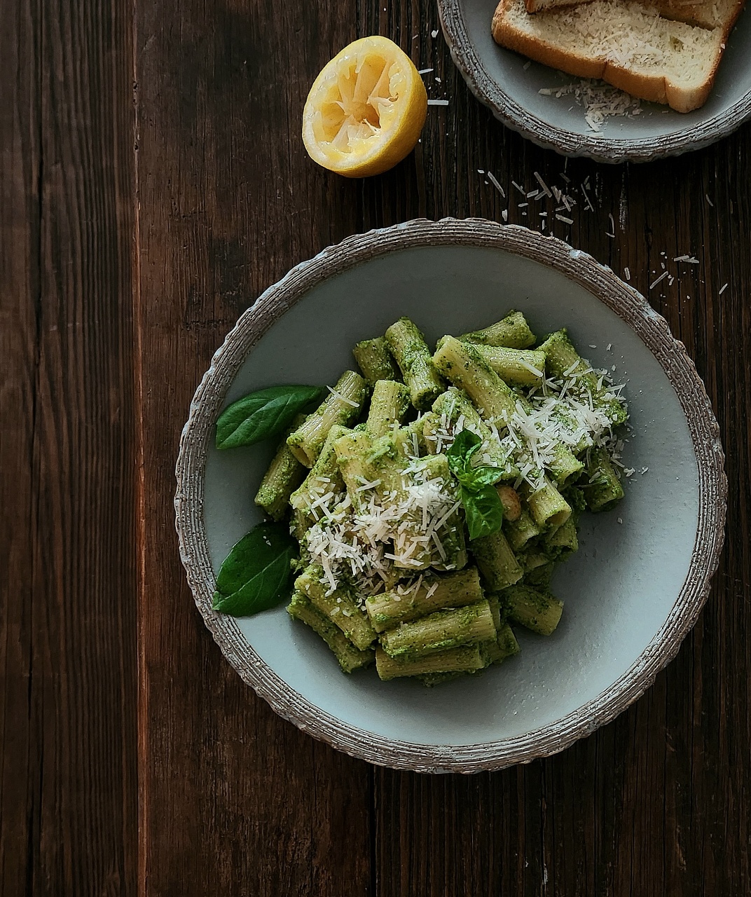 🌱 바질페스토 리가토니