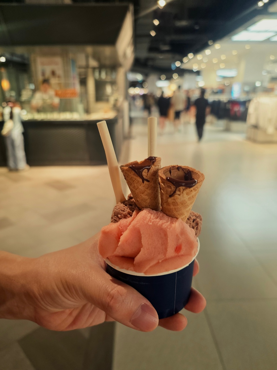 먹었어요 아이스크림