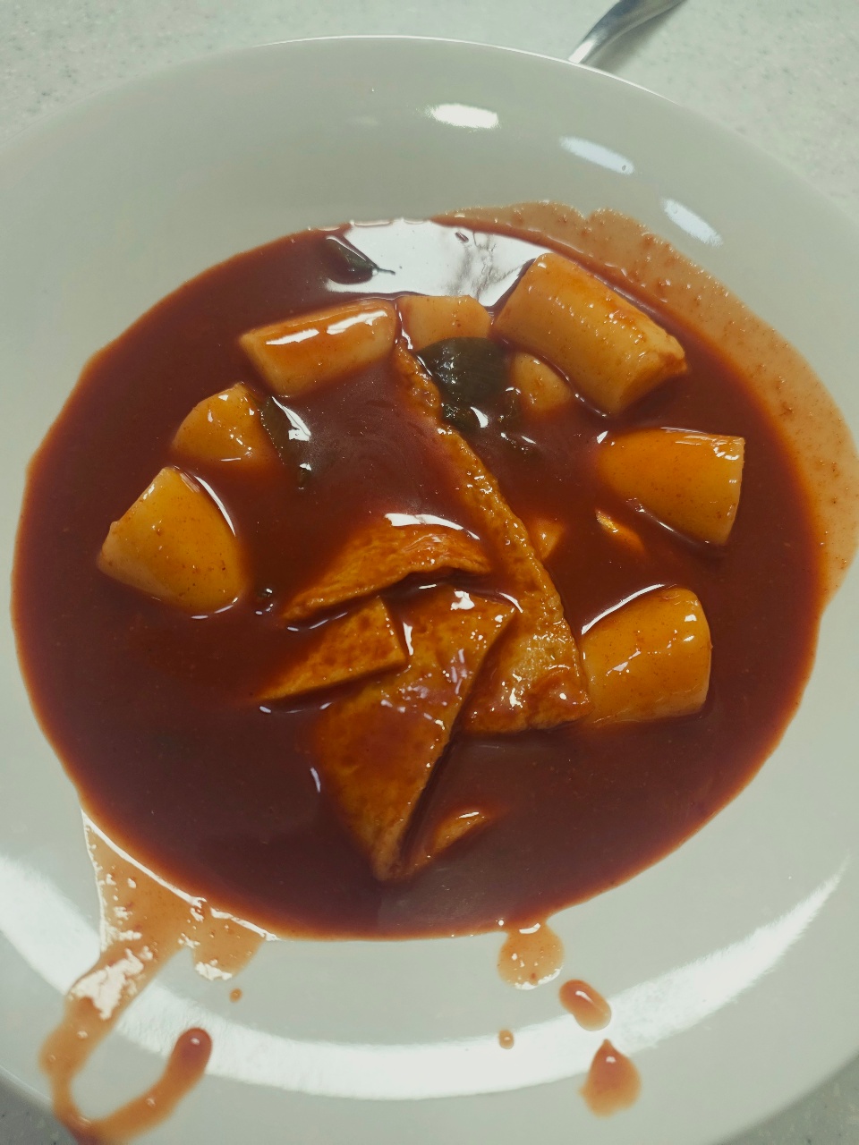 떡볶이 만들엇어요