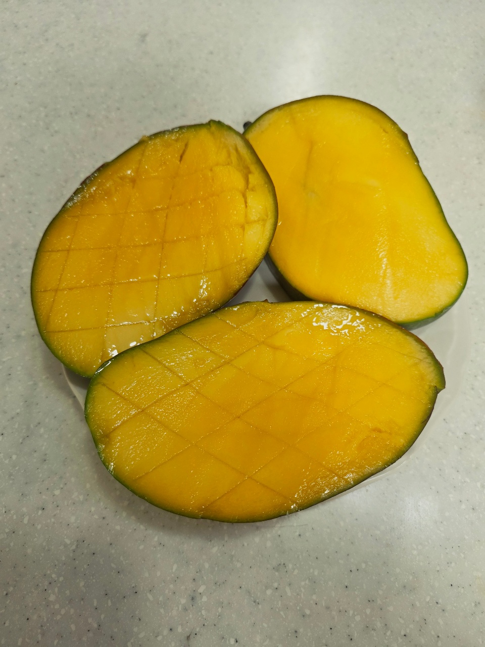 망고 먹었어요