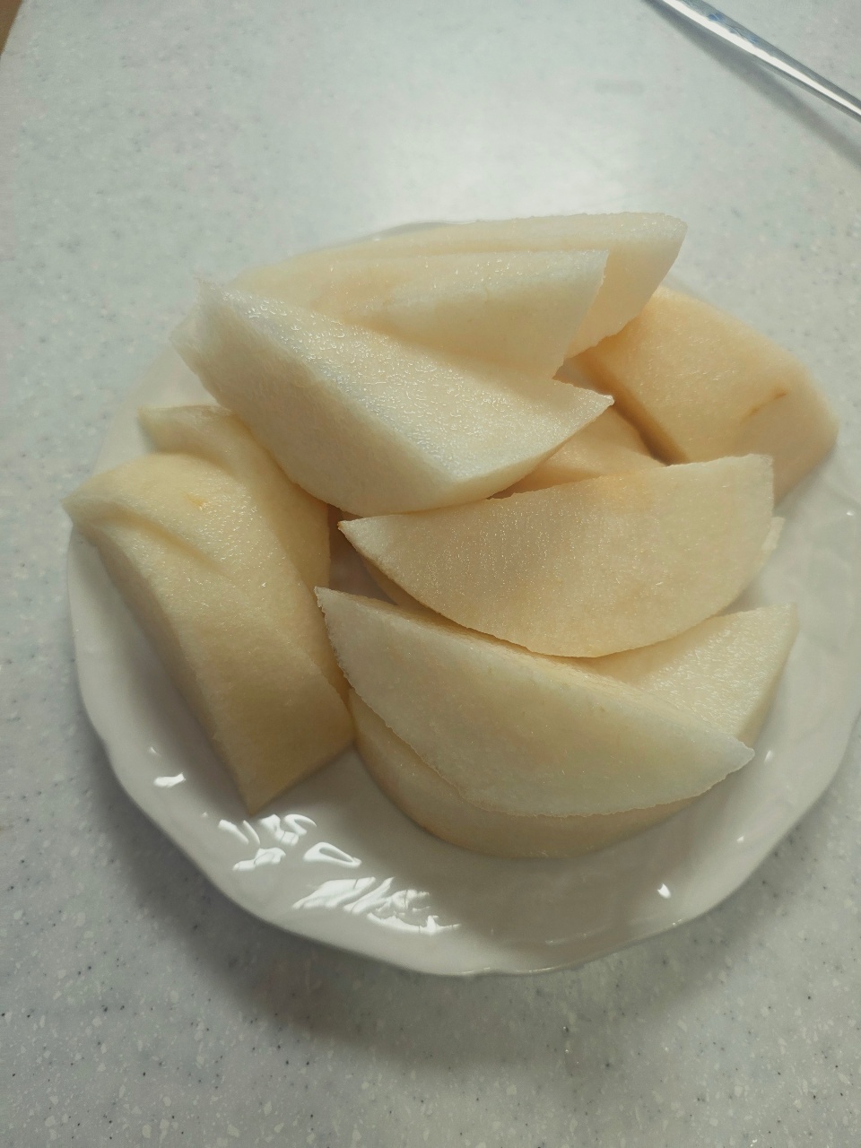배 먹었어요
