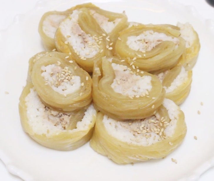 묵은지참치롤