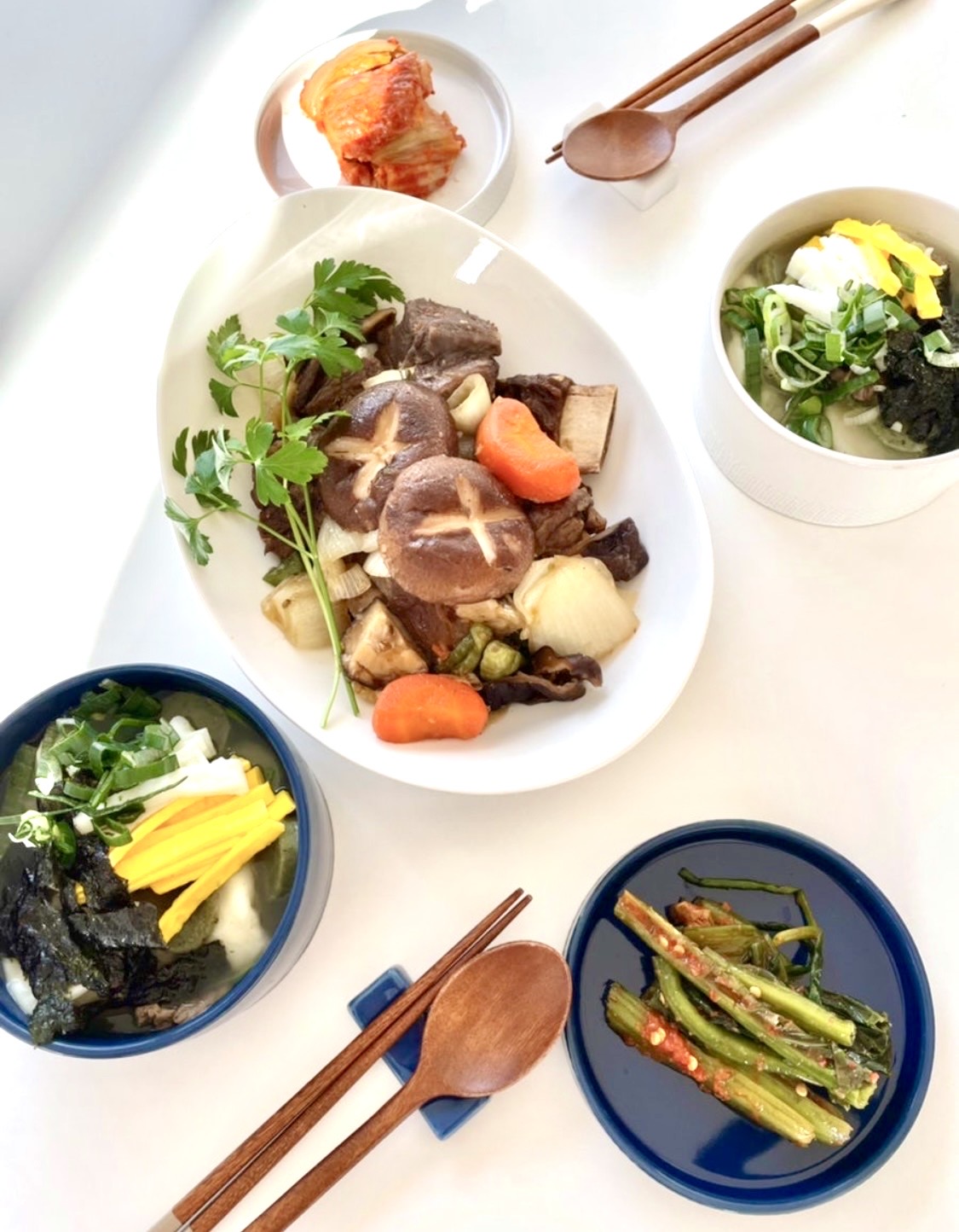 갈비찜과 떡만두국