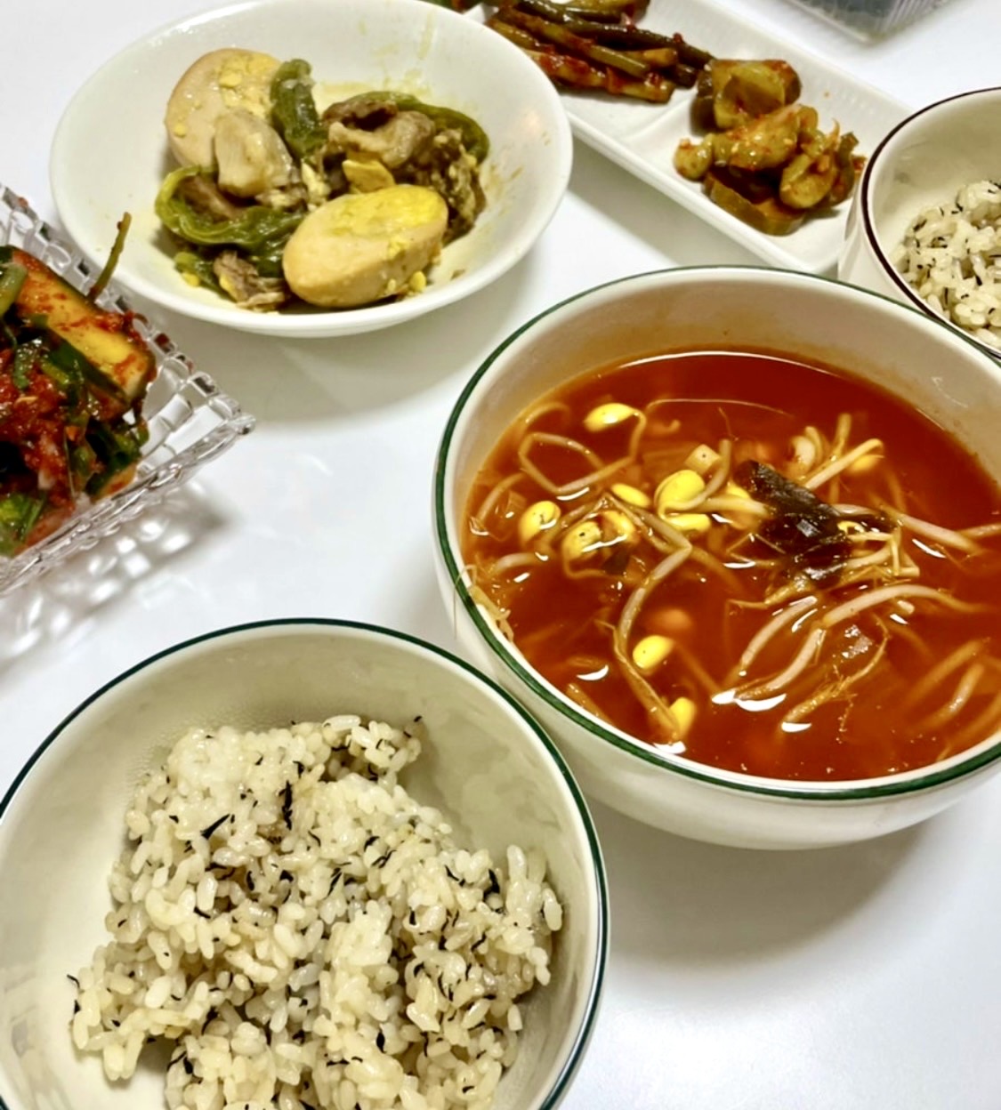 톳밥&김치콩나물국