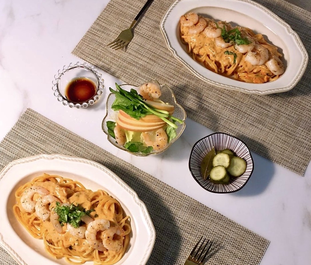 쉬림프로제파스타 🍝🥗