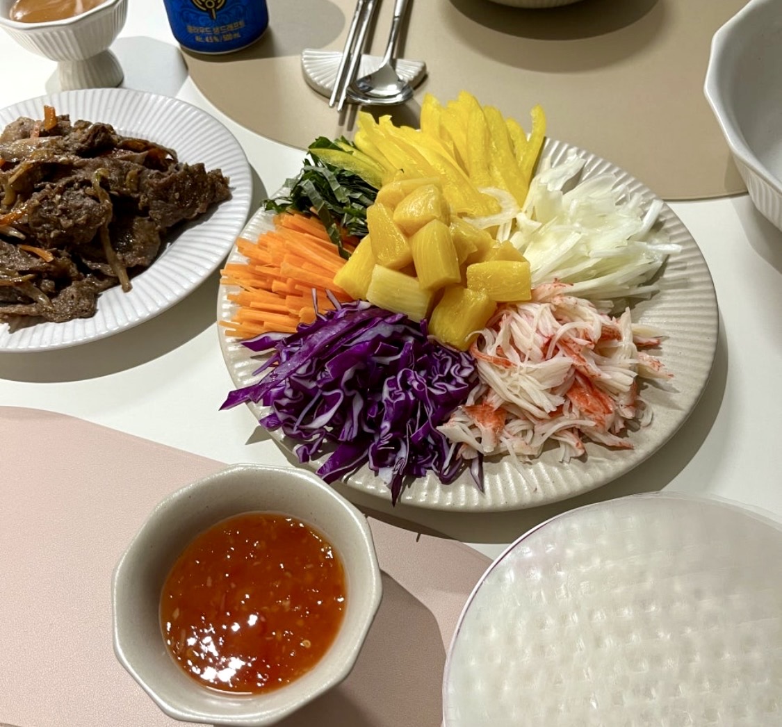 냉털요리 월남쌈 🥗