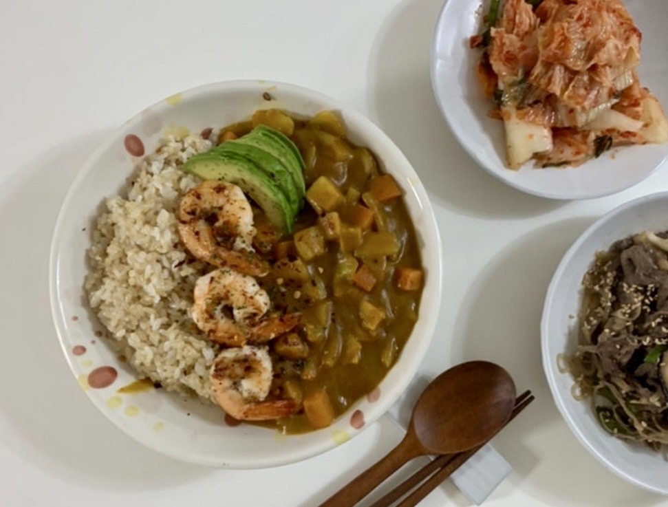 새우 아보카도 카레라이스🥘