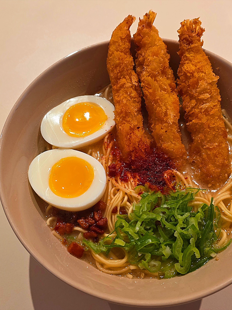 새우튀김 라멘 🍜