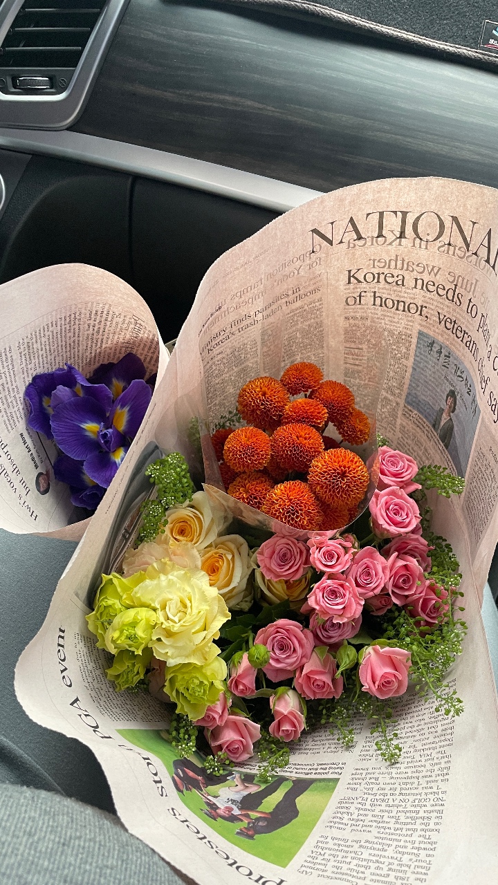 꽃다발 만들기💐✌️