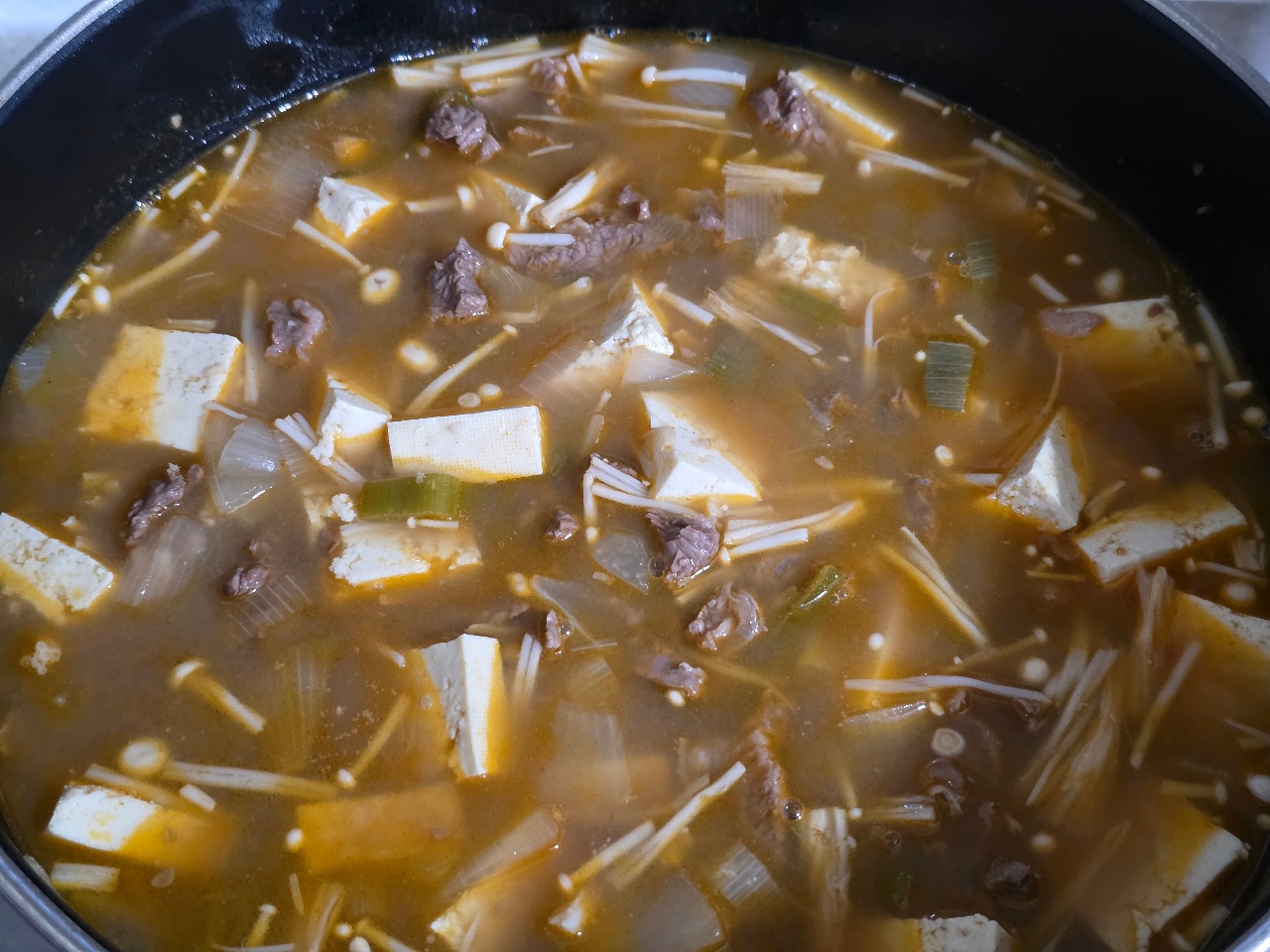 된찌에 생강!