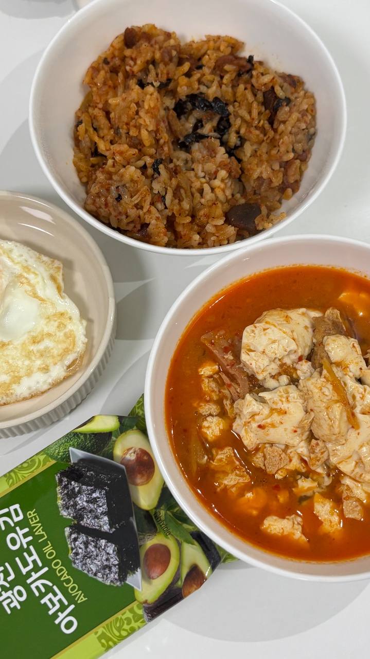볶음밥+김찌