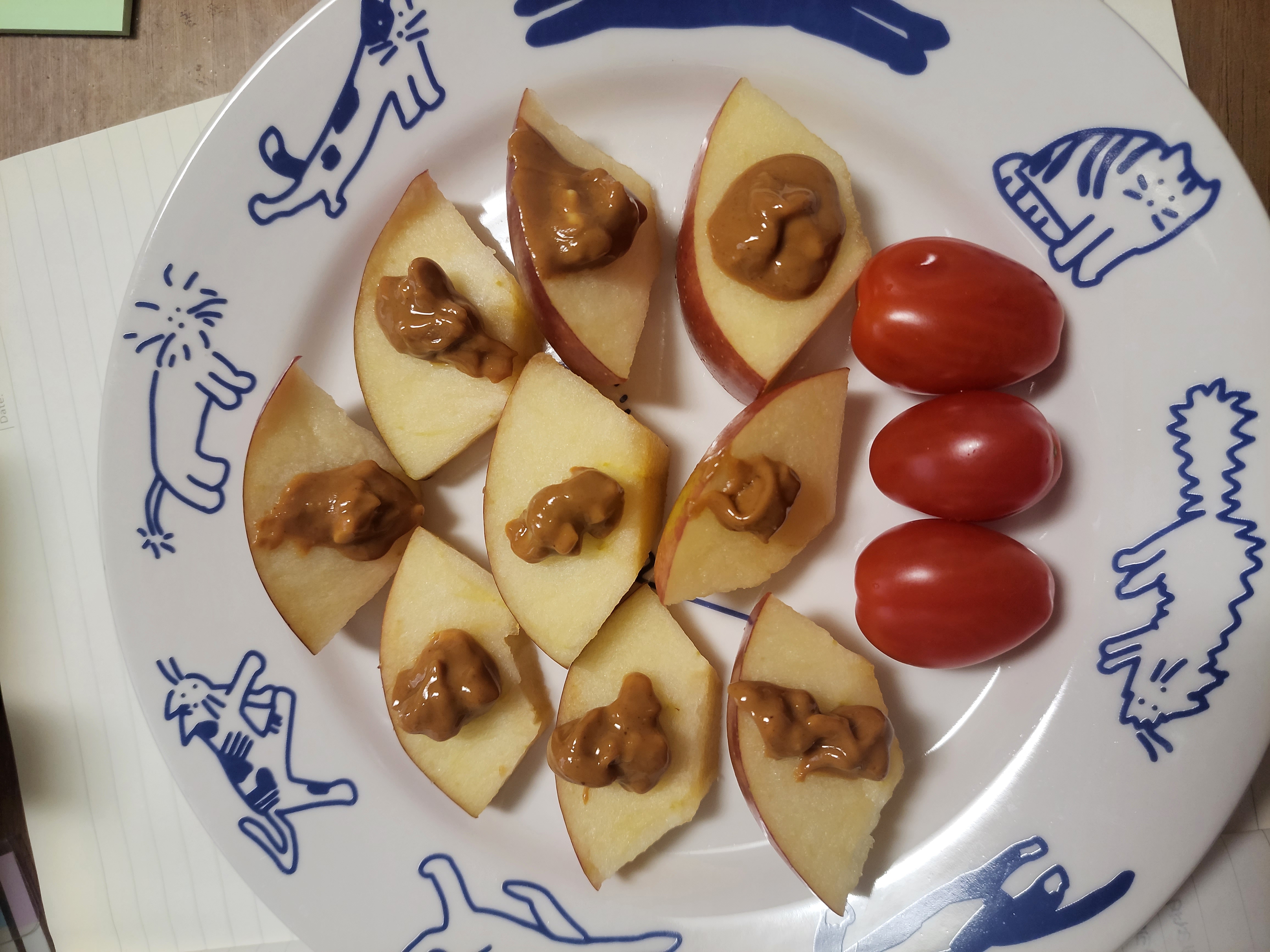 🎄나름 트리 🍎사과 + 🥜땅콩잼 