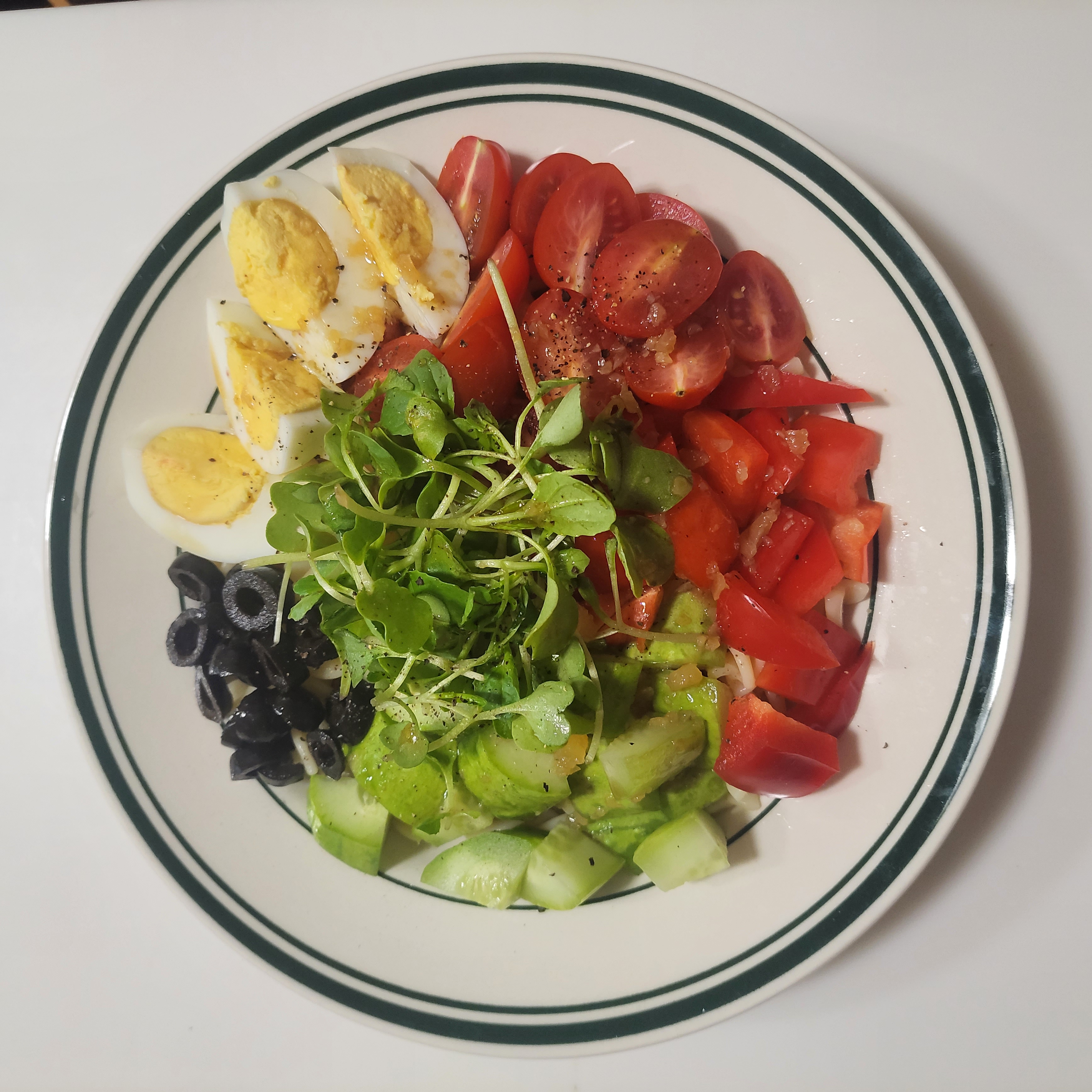 오랜만에 샐러드파스타🥗
