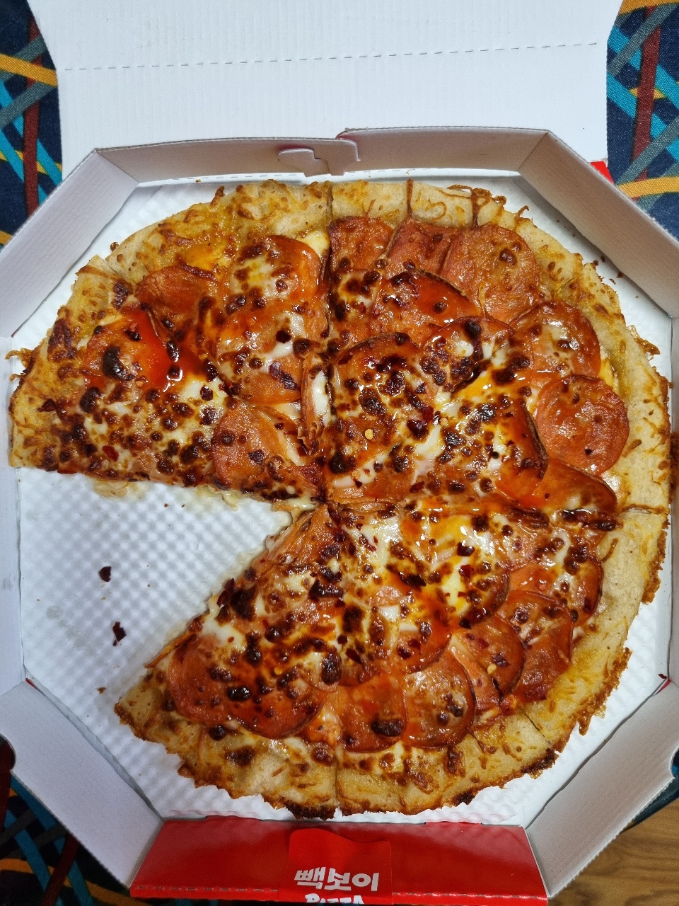 야식~