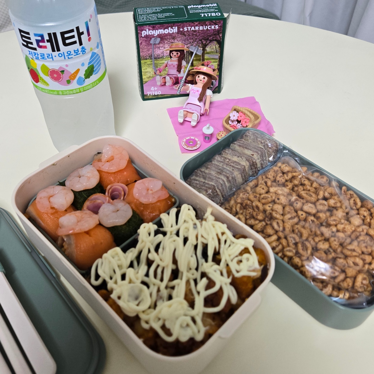 현장학습 도시락🍱x playmobil