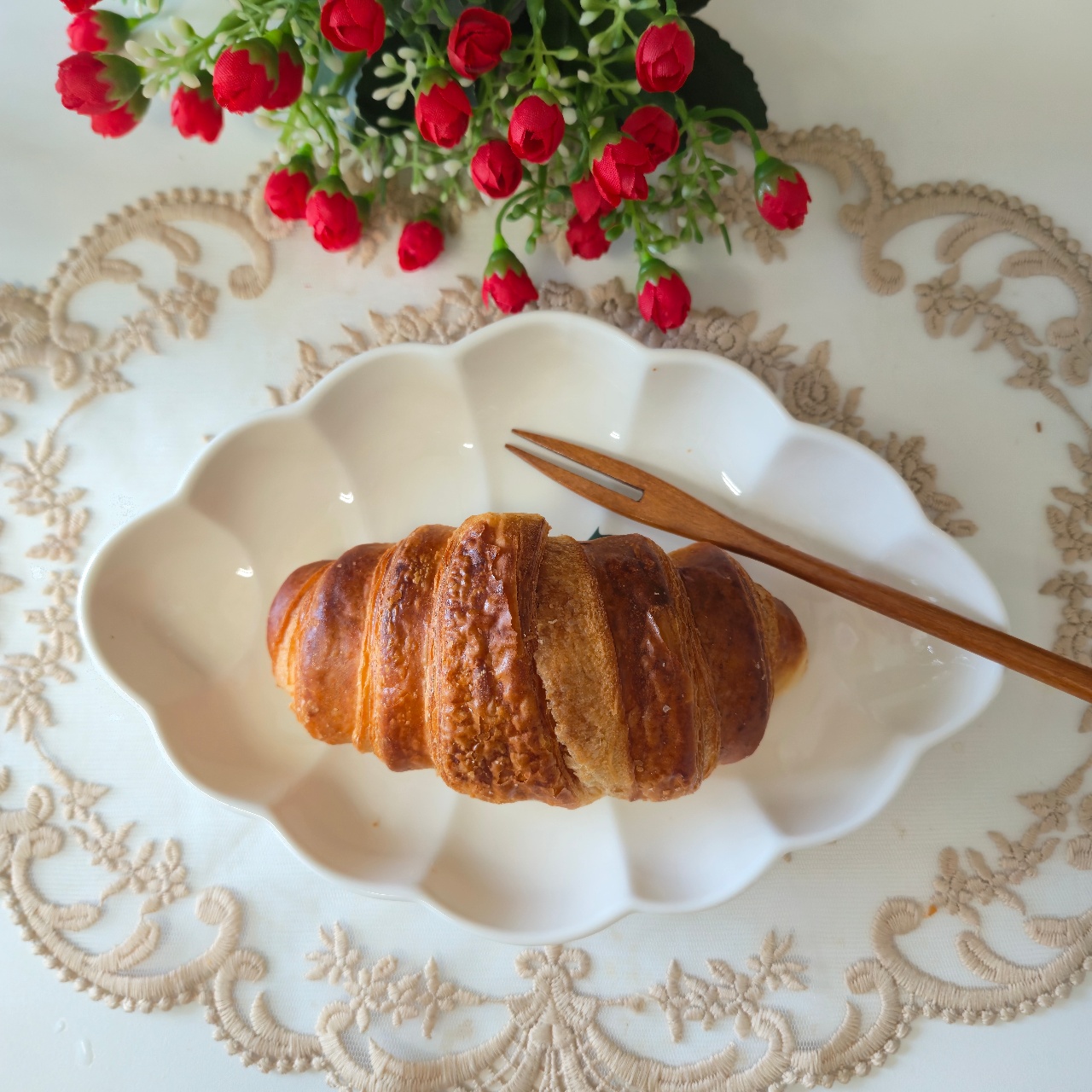 소금빵접시