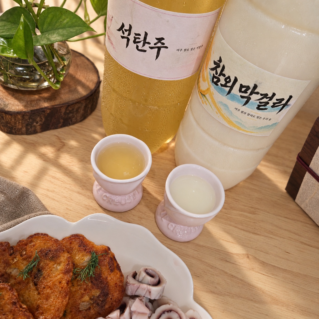 직접만든 가양주 맛보기 -석단주와 참외막걸리 완성🍶