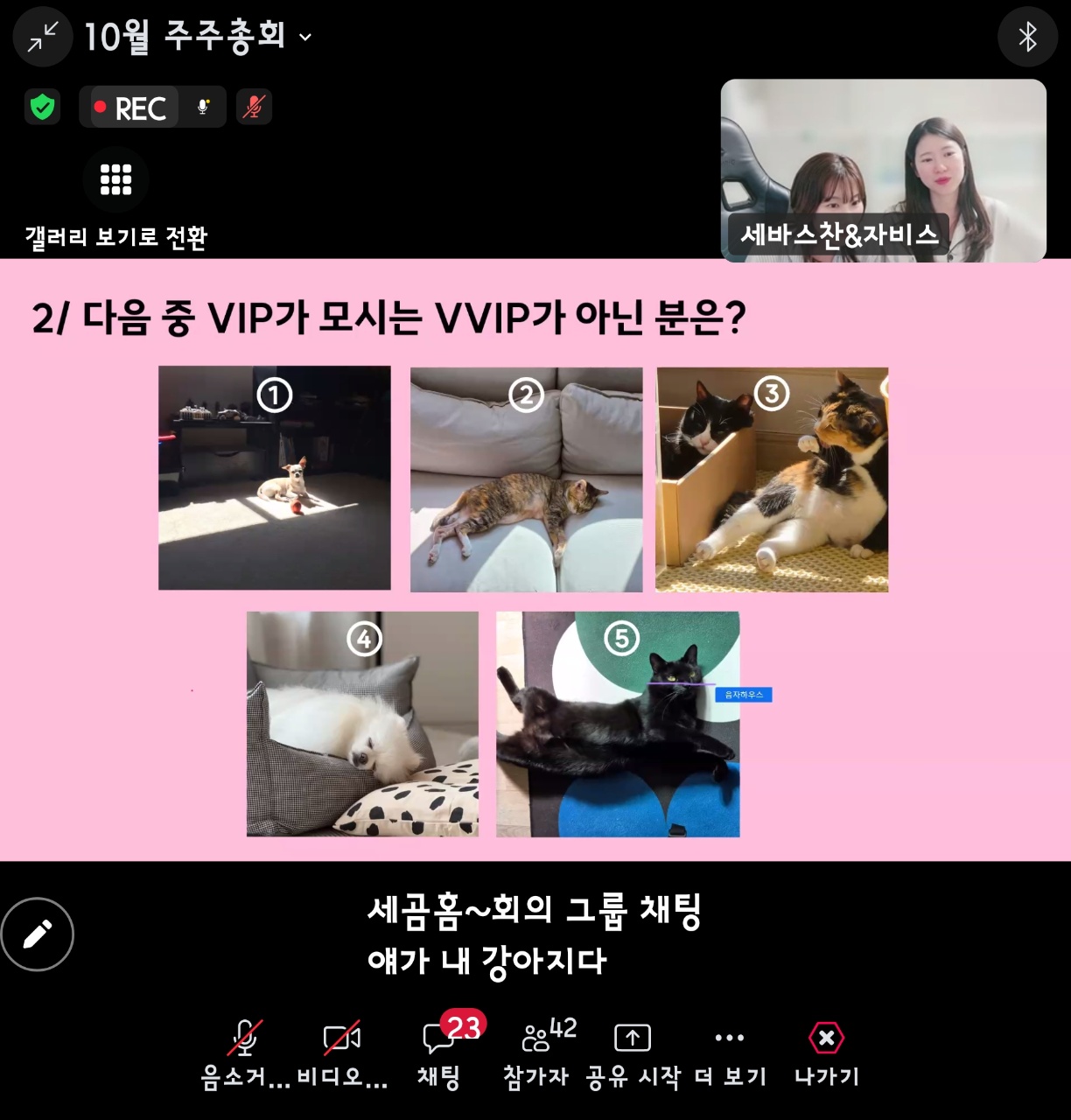 오늘저녁(슬로우런닝과 온라인주주총회)