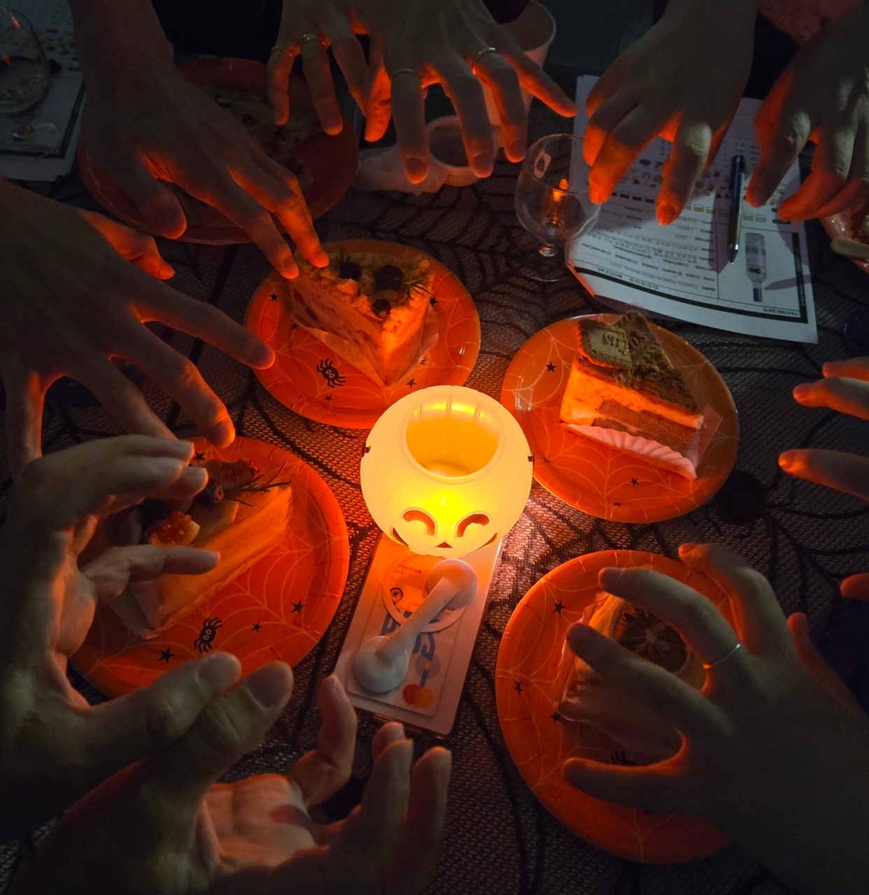할로윈의 와인들