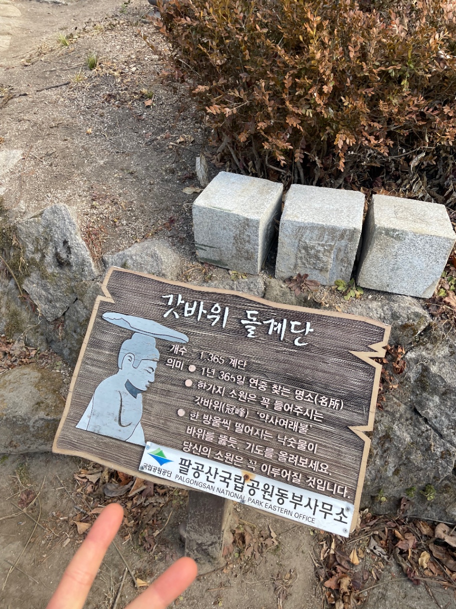 새해맞이 등산/팔공산 갓바위