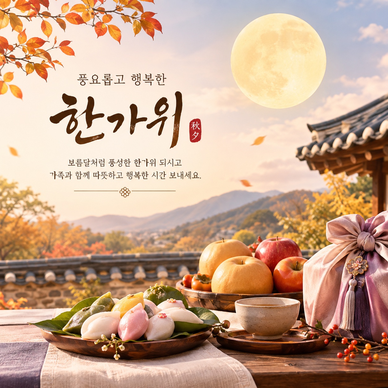 행복한 명절 되셔요.