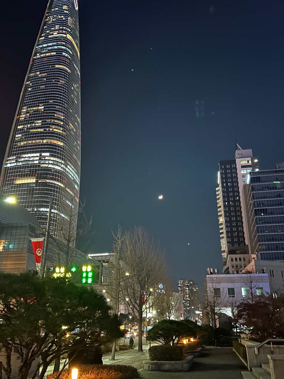 잠실롯데 야경