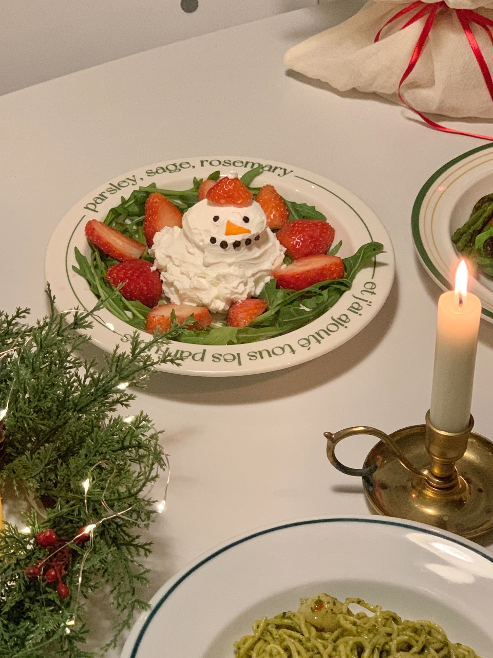 크리스마스 홈파티한상🎄